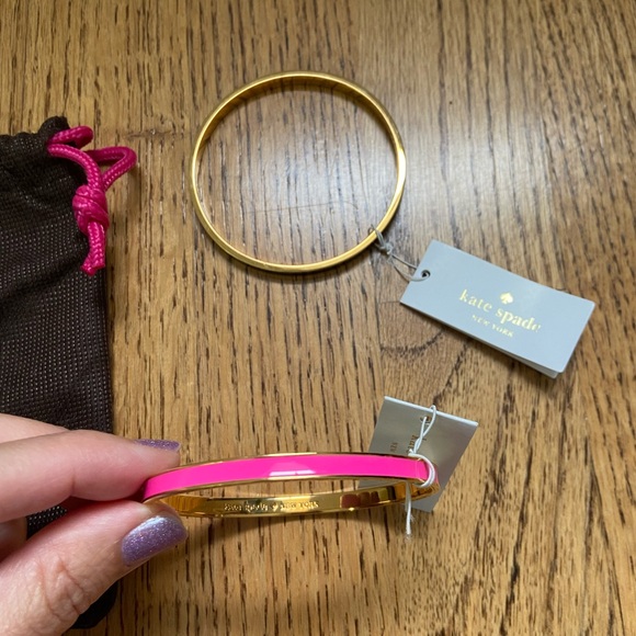 Set of 2 NEW Kate Spade Bangle Bracelets - Picture 2 of 8
